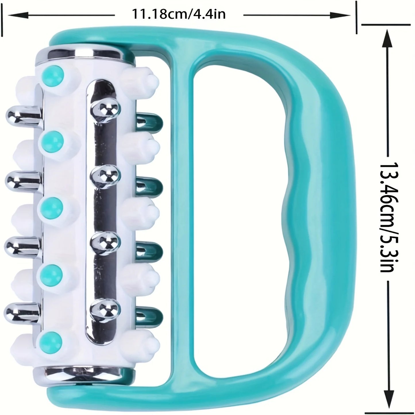 Massager, fascia relaxation and exfoliation tool, manual massager, suitable for thighs, buttocks, legs, back and the whole body