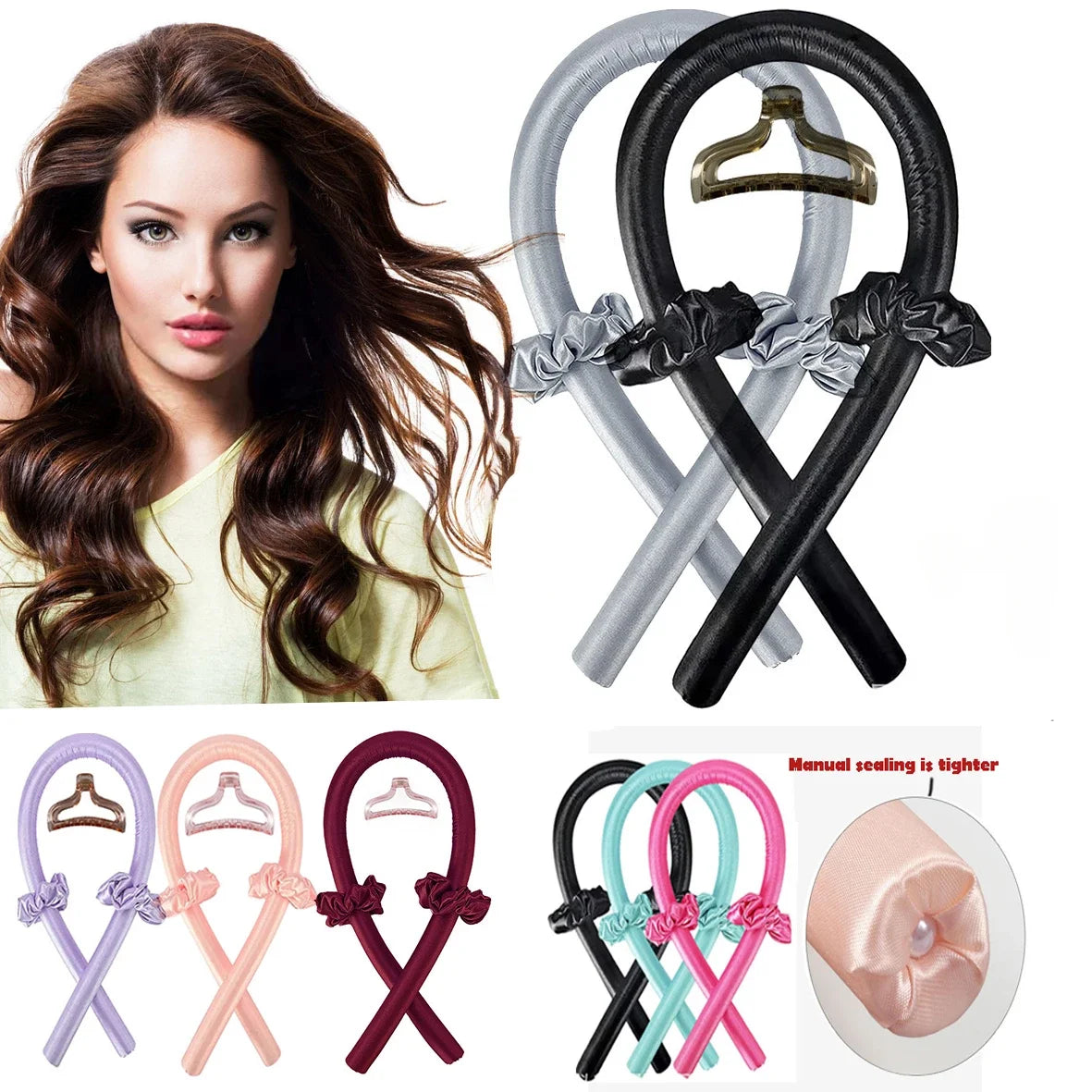 Αφρώδες Headband για Κυματιστά Μαλλιά Χωρίς Θερμότητα